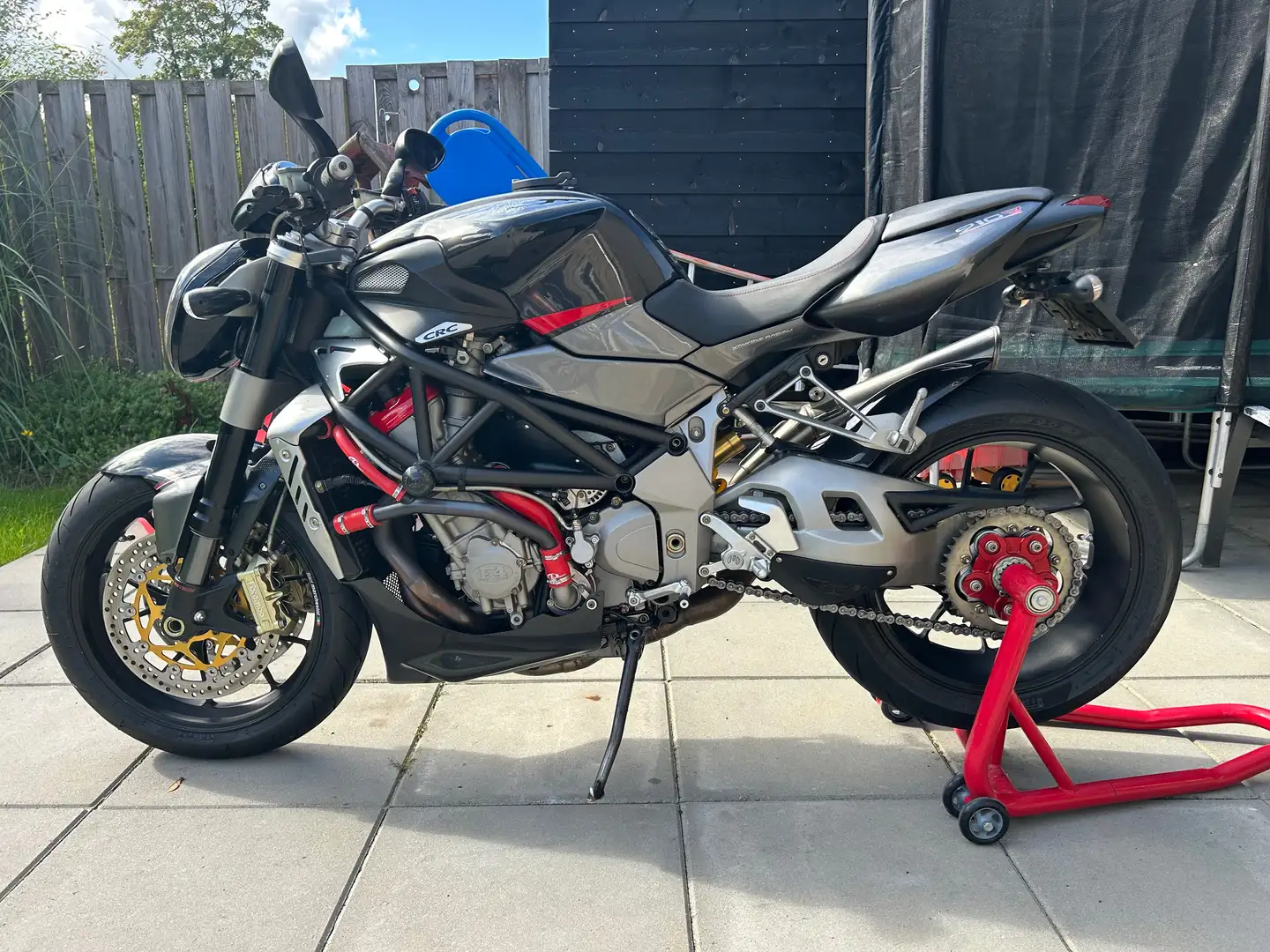 MV Agusta Brutale 910 910R F4 Zwart - 1