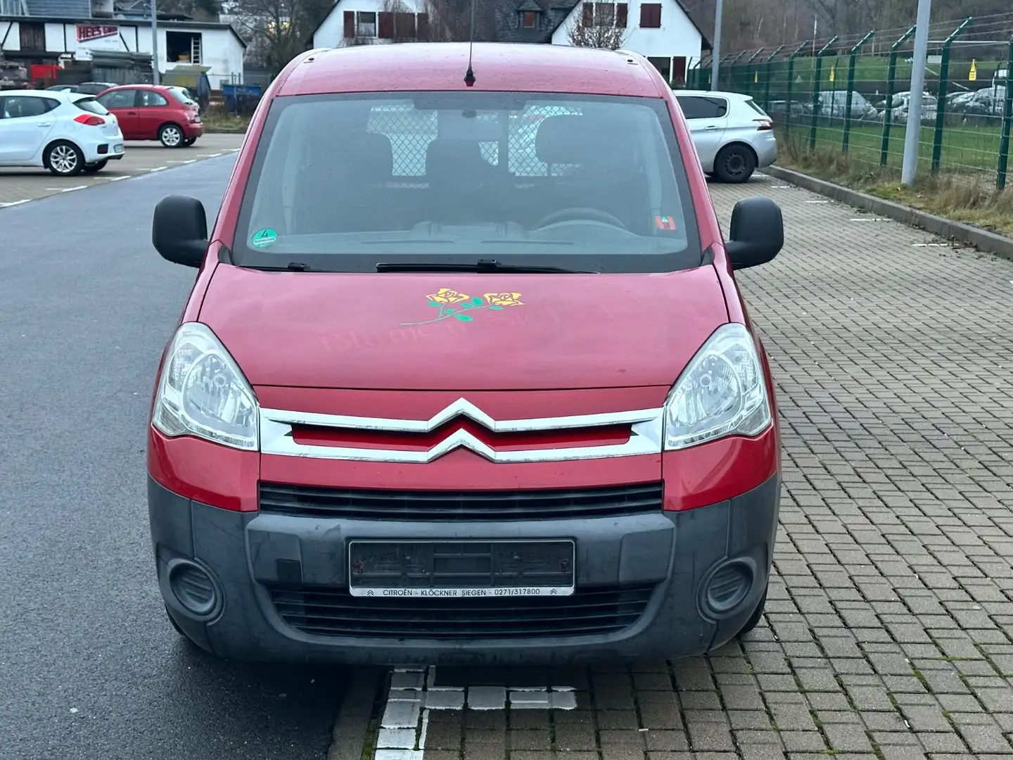 Citroen Berlingo Kasten Niveau B L1, LKW ZULASSEN,1.HAND Rot - 1