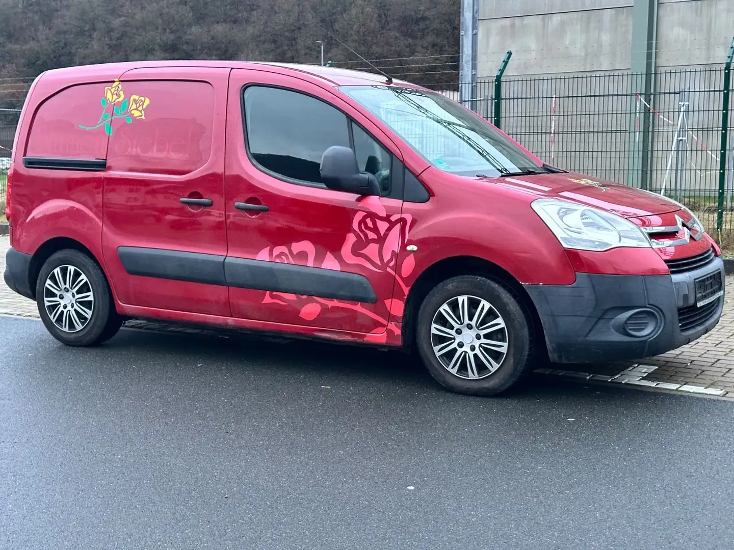 Citroen Berlingo Kasten Niveau B L1, LKW ZULASSEN,1.HAND Rot - 2