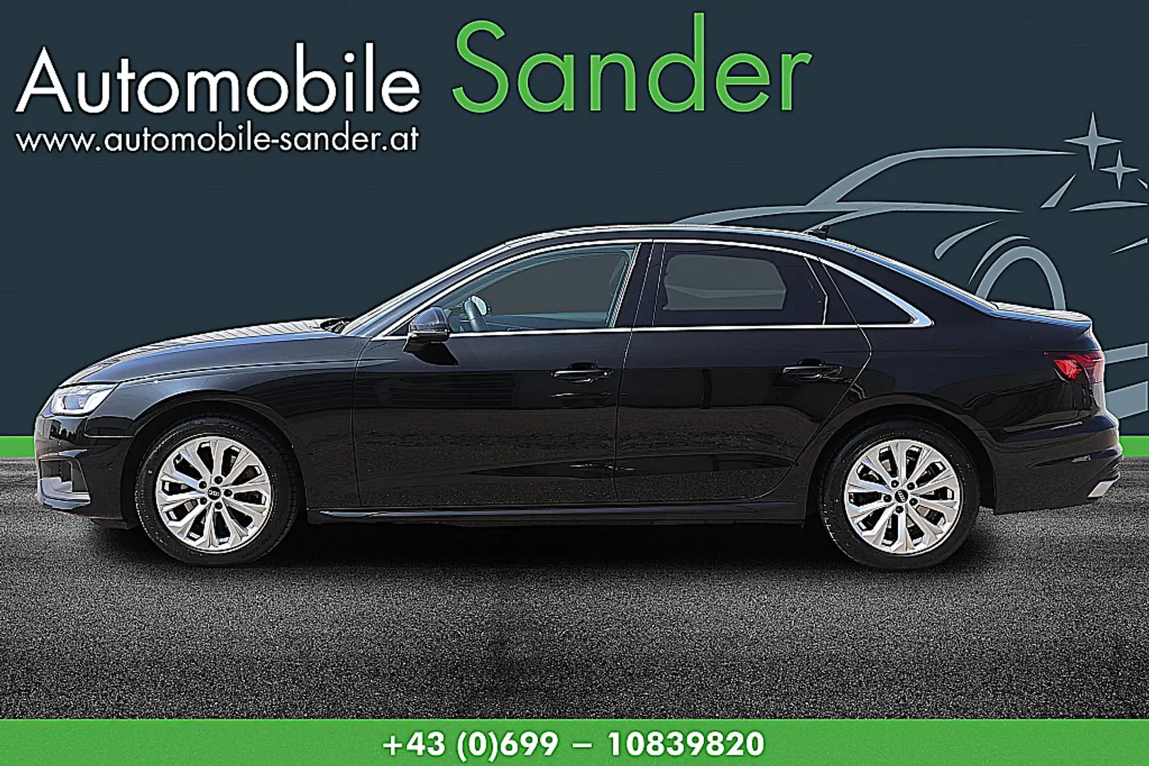 Audi A4 35 TFSI S-tronic*LEDER/1.BESITZ/NP-43%* Schwarz - 2