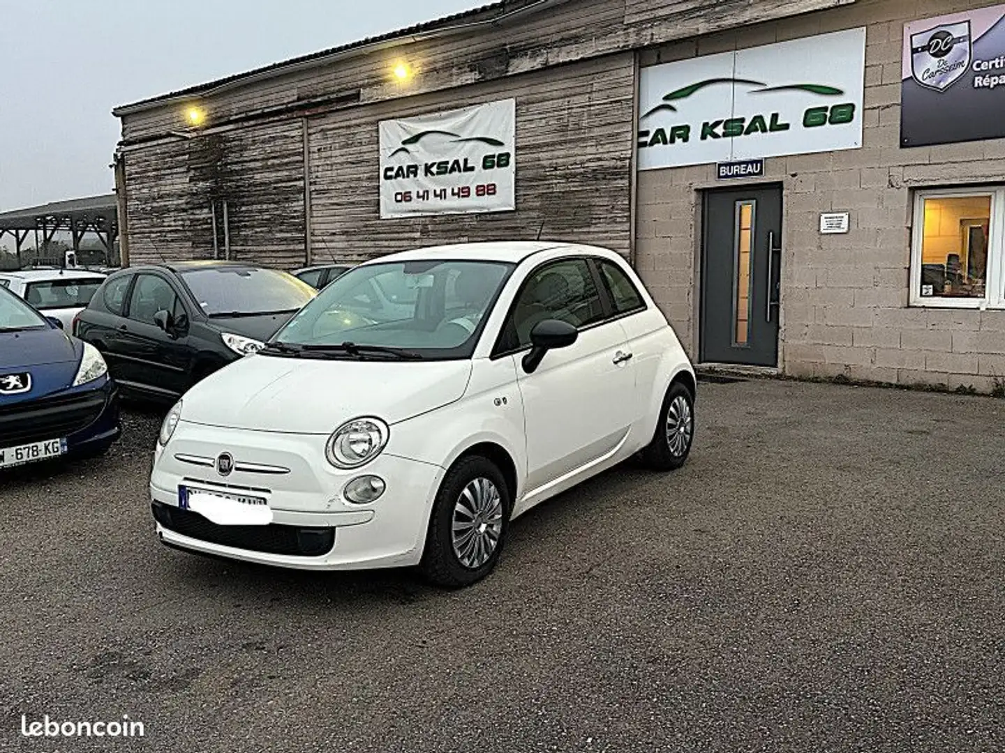 Fiat 500 1.2 8V 69CH S&S BI-COLOR ROUGE-BLANC Blanc - 1