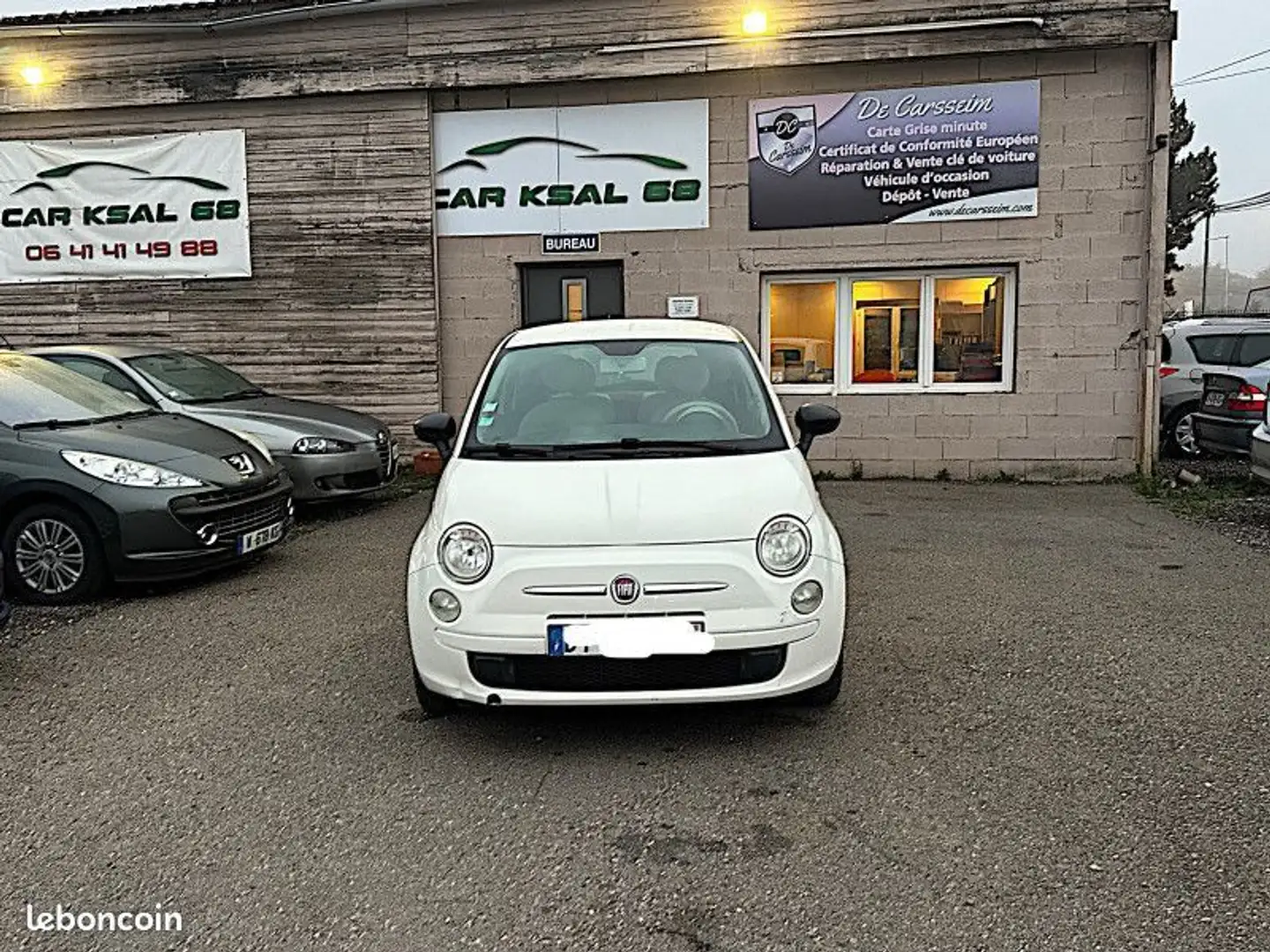 Fiat 500 1.2 8V 69CH S&S BI-COLOR ROUGE-BLANC Blanco - 2