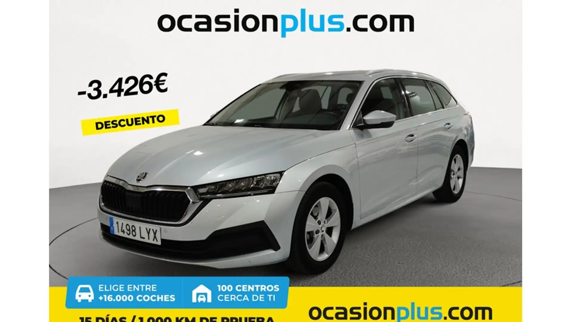 Skoda Octavia Combi 2.0TDI Ambition DSG 85kW Plateado - 1