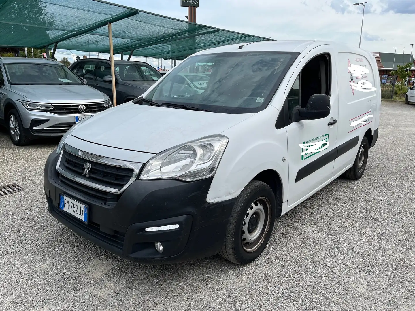 Peugeot Partner 1.5 HDI PASSO LUNGO 3 POSTI PORTA LATERALE Bianco - 1