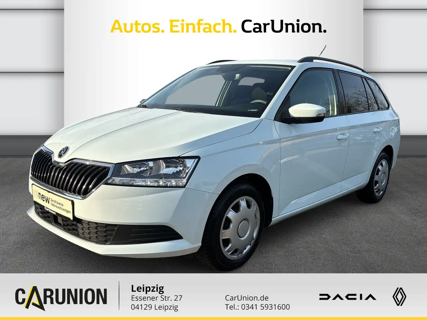 Skoda Fabia Combi 1.0 TSI Ambition Klima Weiß - 1