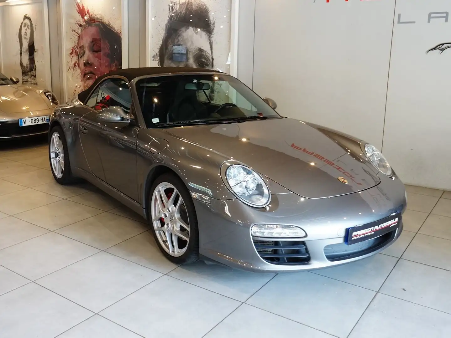 Porsche 997 911 Carrera Cabriolet 3.6i 345 Gris - 1