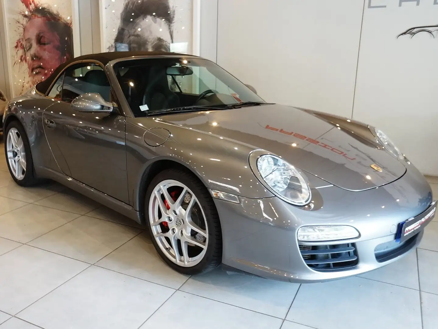 Porsche 997 911 Carrera Cabriolet 3.6i 345 Gris - 2