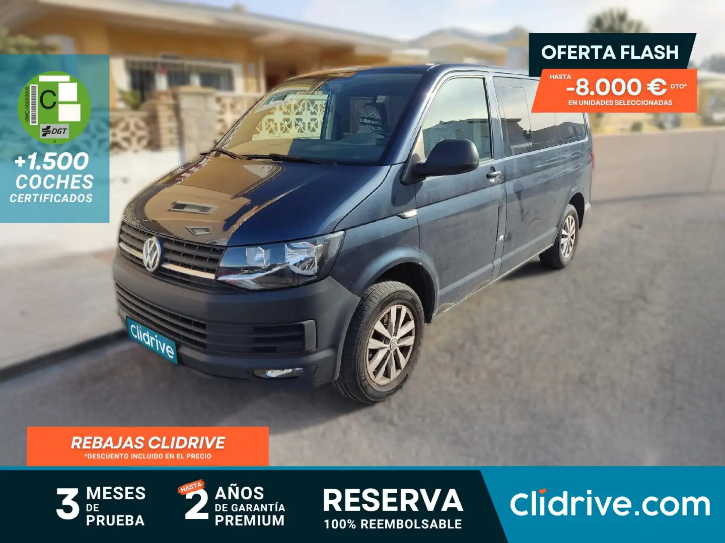 Volkswagen T5 Caravelle 2.0TDI Comfortline Edition Niebieski - 1