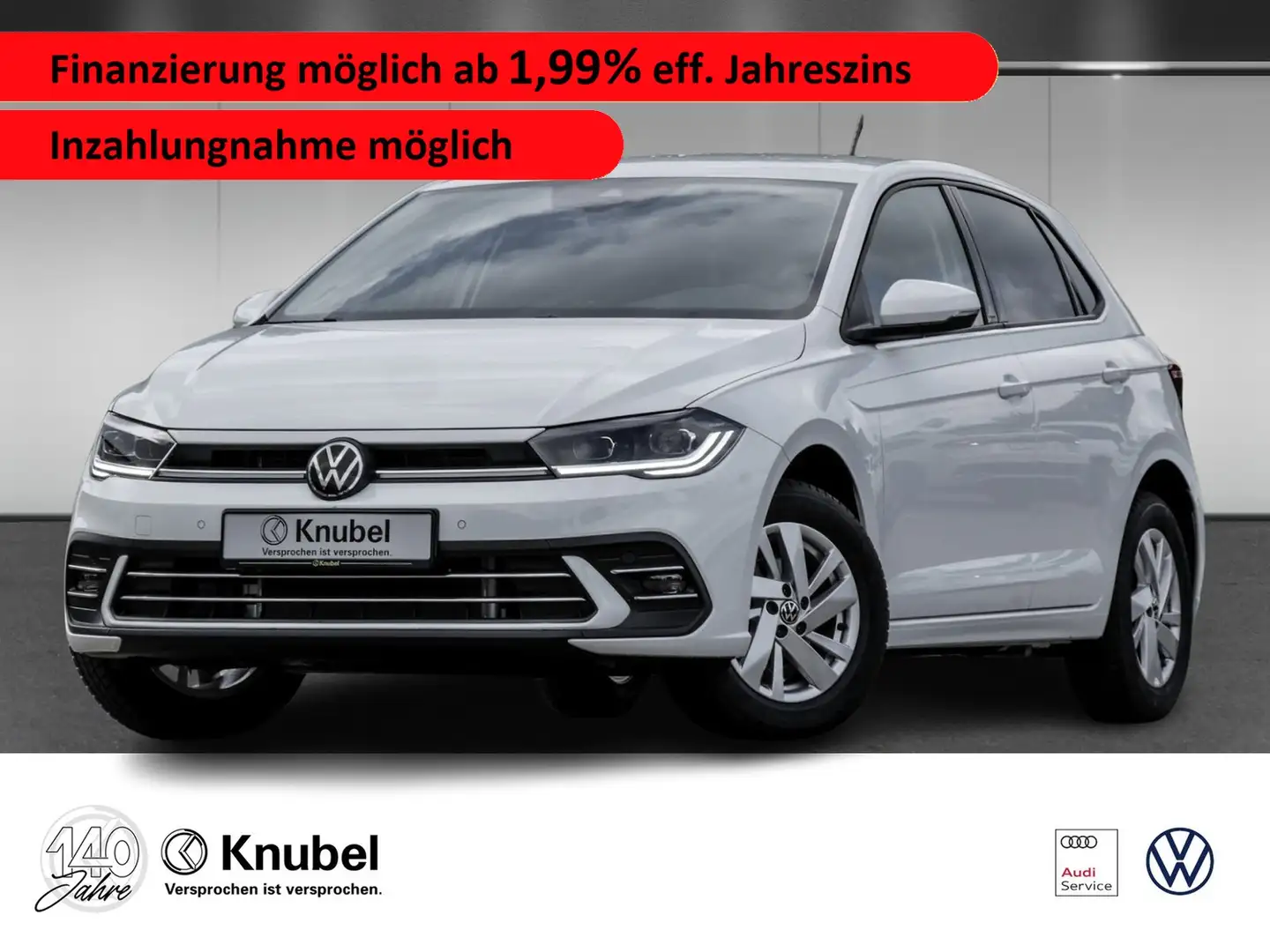 Volkswagen Polo Style 1.0 TSI IQ.Light Navi AHK TravelAss. RKamera Weiß - 1