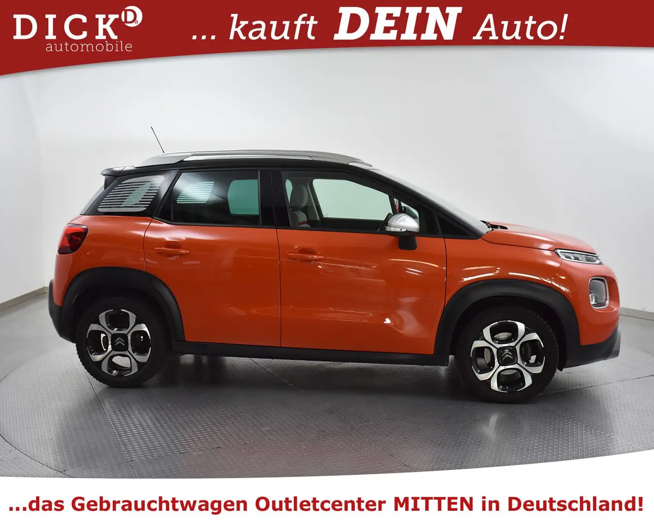 Citroen C3 Aircross 1.2 Shine PANORAMA+NAVI+HEADUP+PDC+ Orange - 2