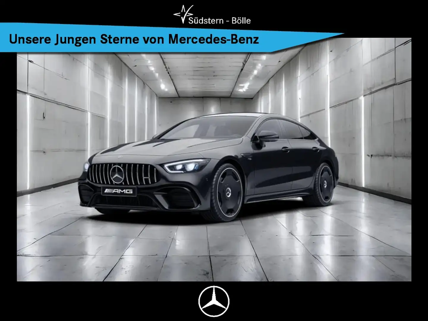 Mercedes-Benz AMG GT 43 4M+ PERF.AGA+HUD+DISTR.+BURM.+PANO+MEM Schwarz - 1