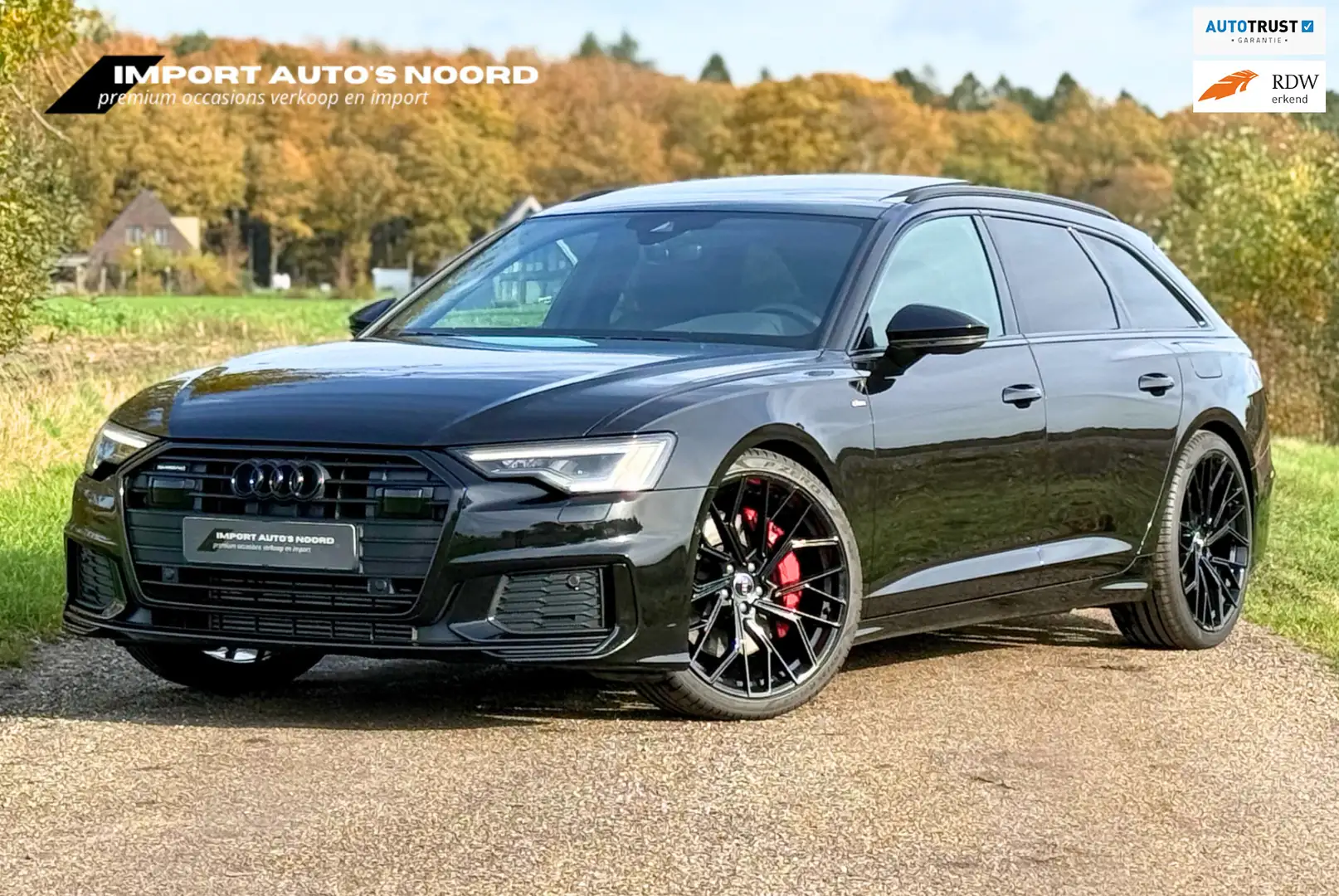 Audi A6 Avant 55 TFSI e quattro Competition Pano Memory Tr Zwart - 1