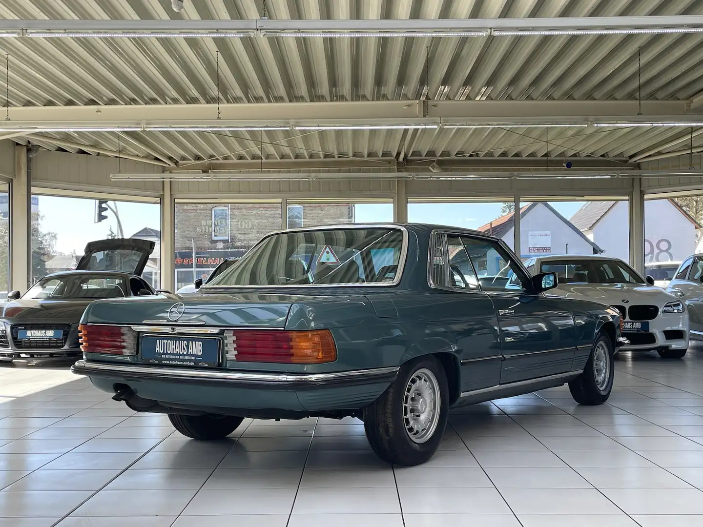 Mercedes-Benz SLC 280 Coupe Aut. Leder Schiebedach Servo Grün - 2