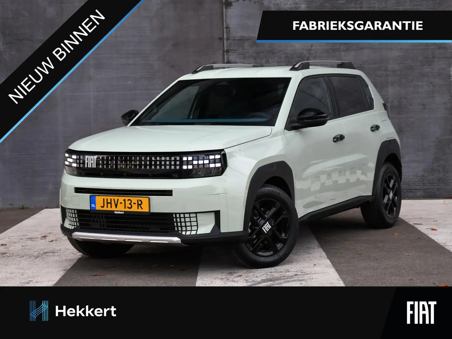 Fiat Grande Panda Icon 1.2 Hybrid 110pk Automaat NAVI | DIGITAAL INS Groen - 1