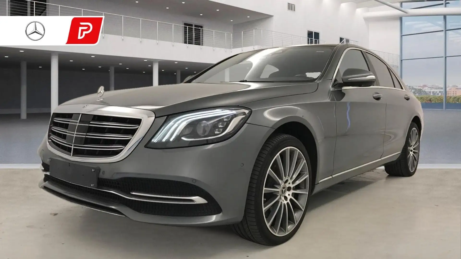 Mercedes-Benz S 560 4Matic- Burmester 3D - 19% MwSt Gris - 1