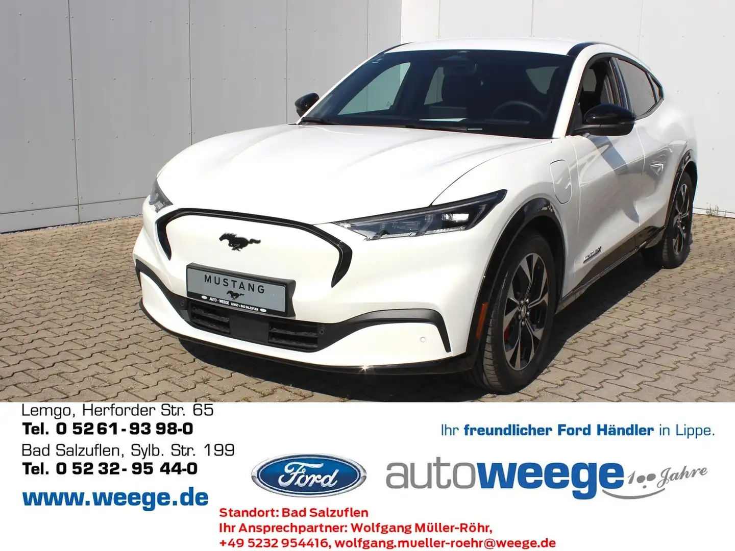 Ford Mustang Mach-E AWD Weiß - 1