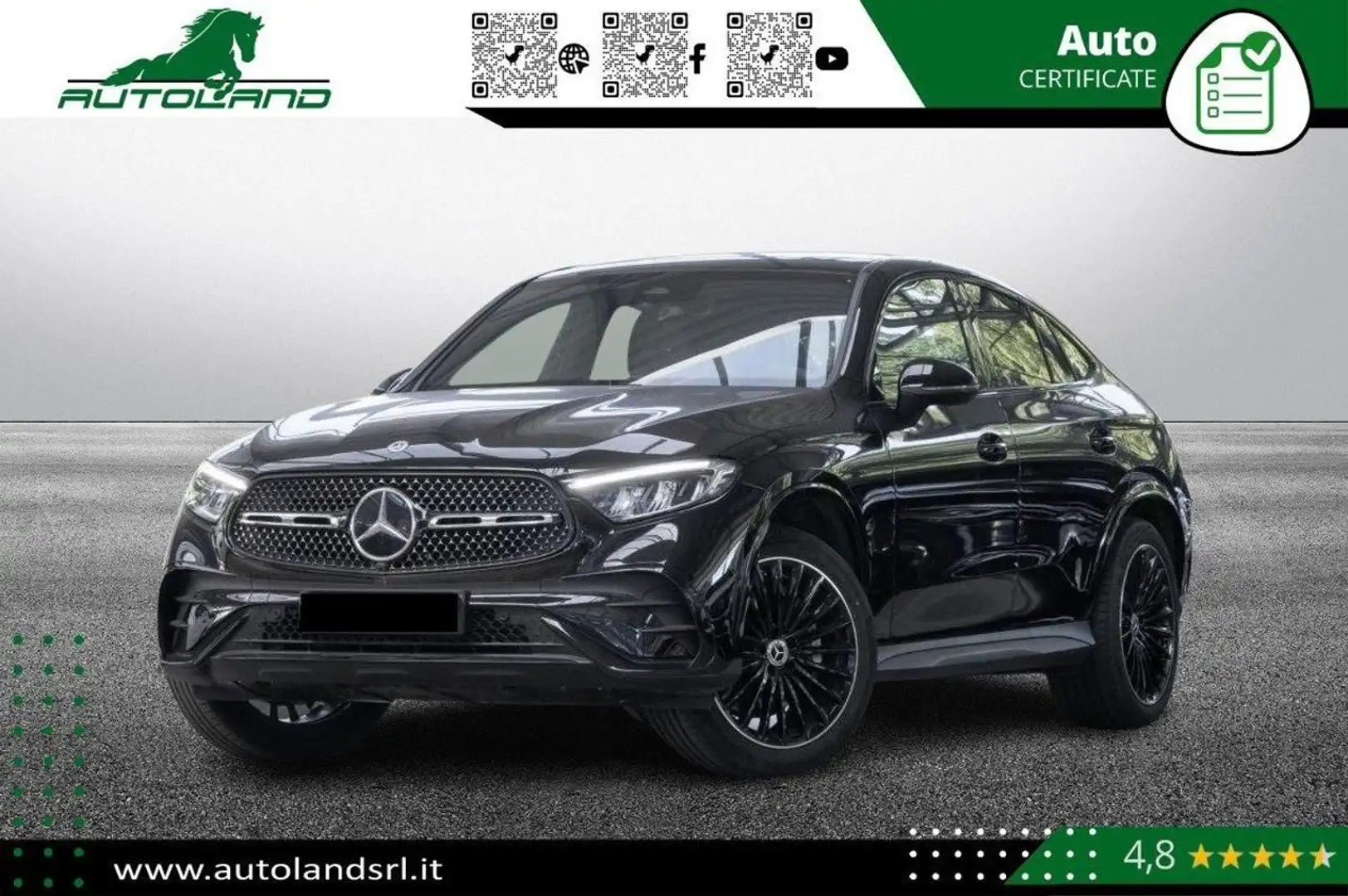 Mercedes-Benz GLC 300 4Matic Mild hybrid Coupé AMG Line Advanced Plus Noir - 1
