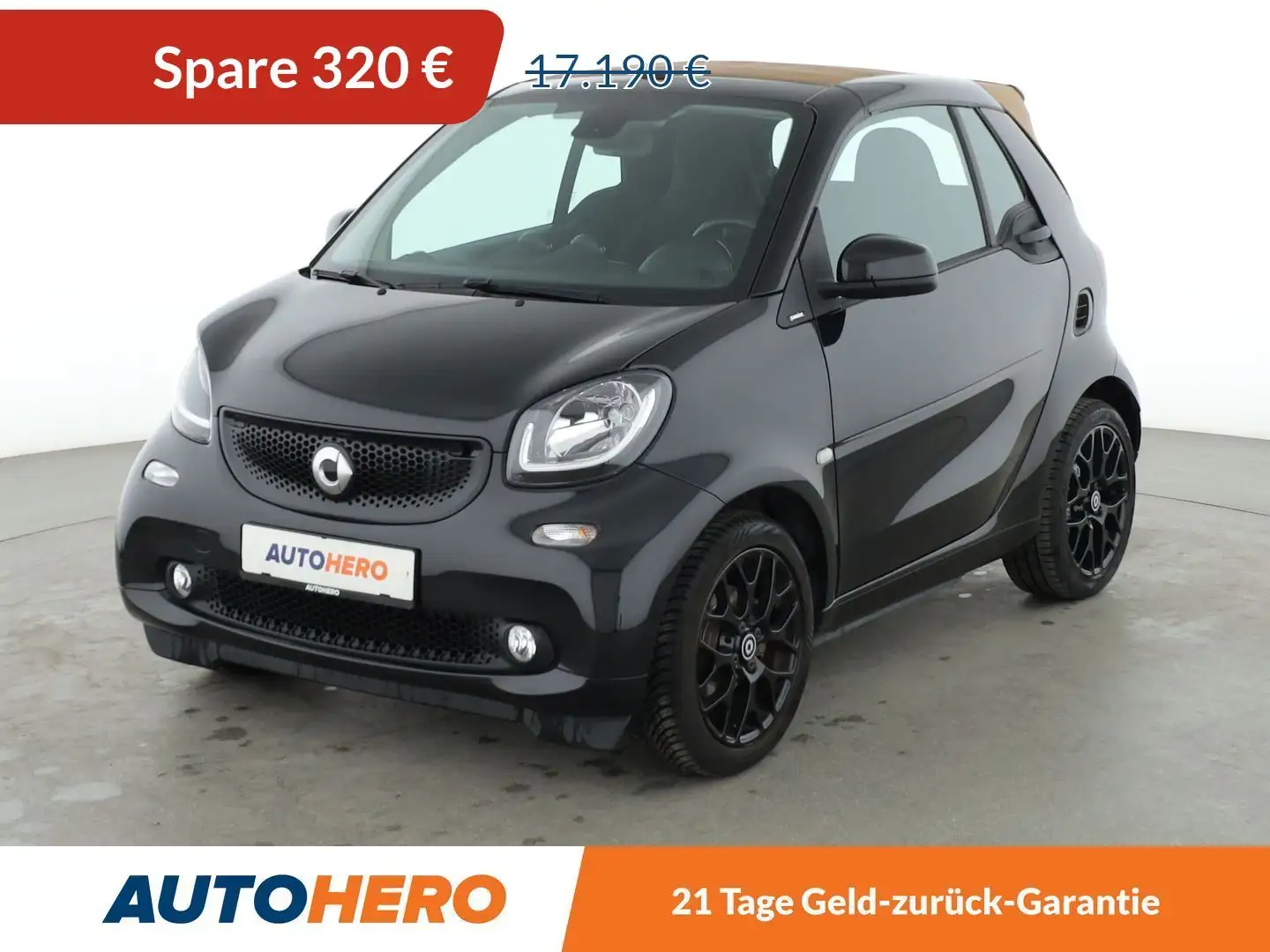 smart forTwo 1.0 passion Aut.*NAVI*TEMPO*LIMITER*SHZ*KLIMA* Negro - 1