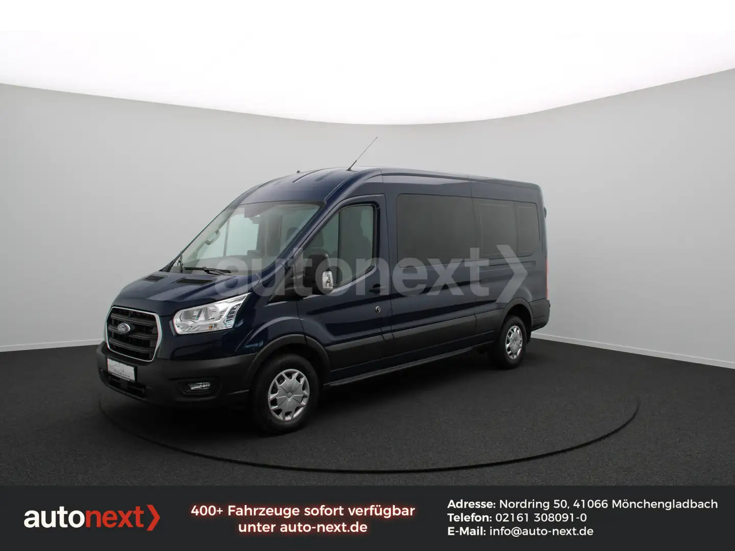 Ford Transit 350 L3H2 Automatik *9-SITZE* NAVI (0064) Blau - 1