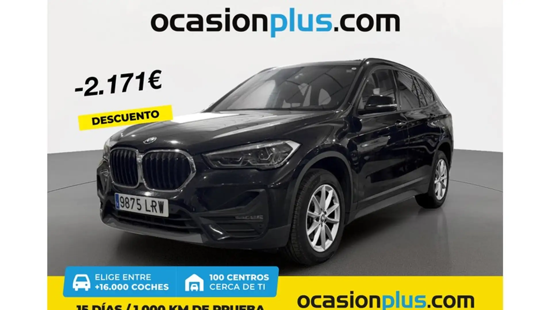 BMW X1 sDrive 18d Negro - 1