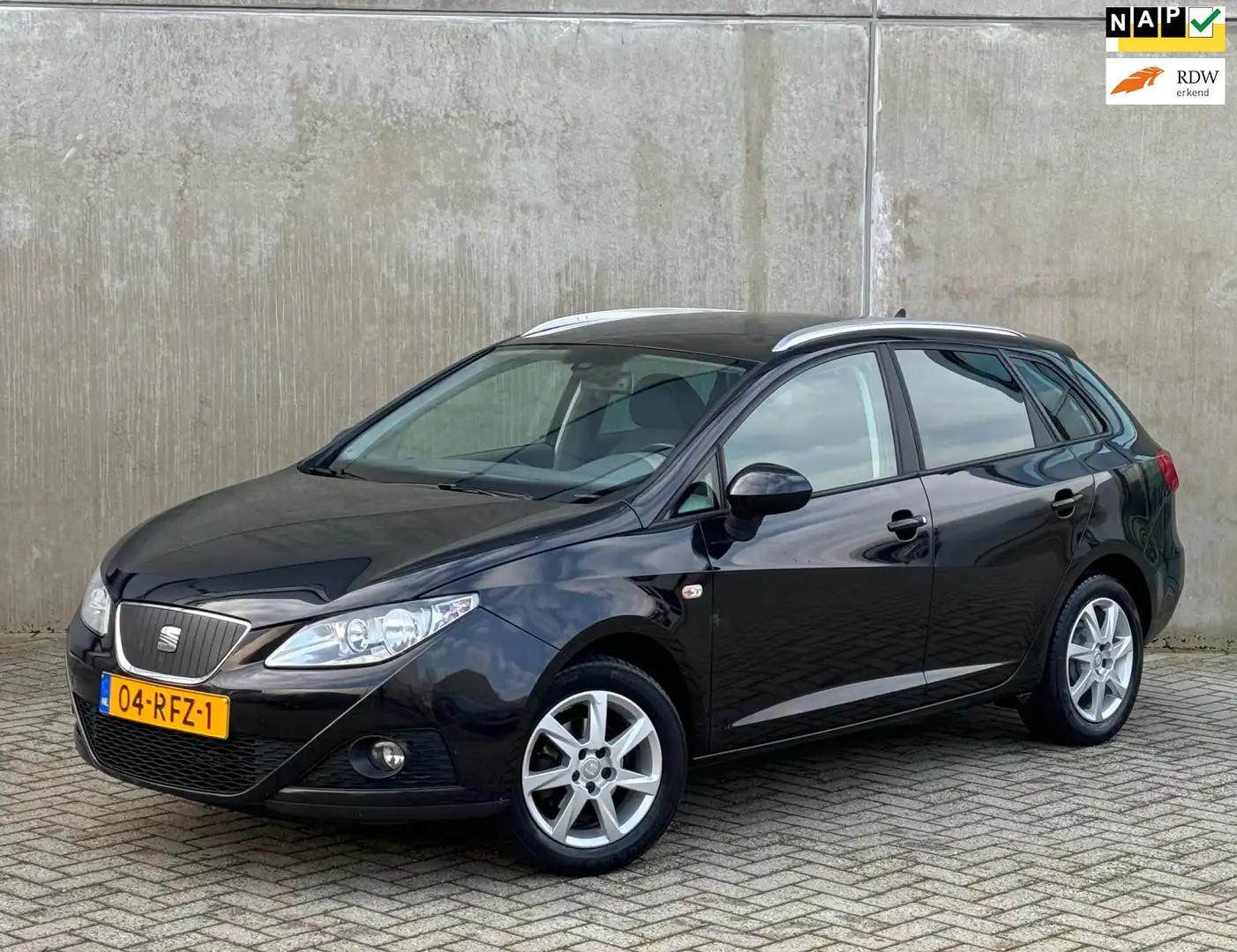 SEAT Ibiza ST 1.2 TDI 55KW 2011 Zwart CLIMA|PDC|TREKHK|NAP Noir - 1