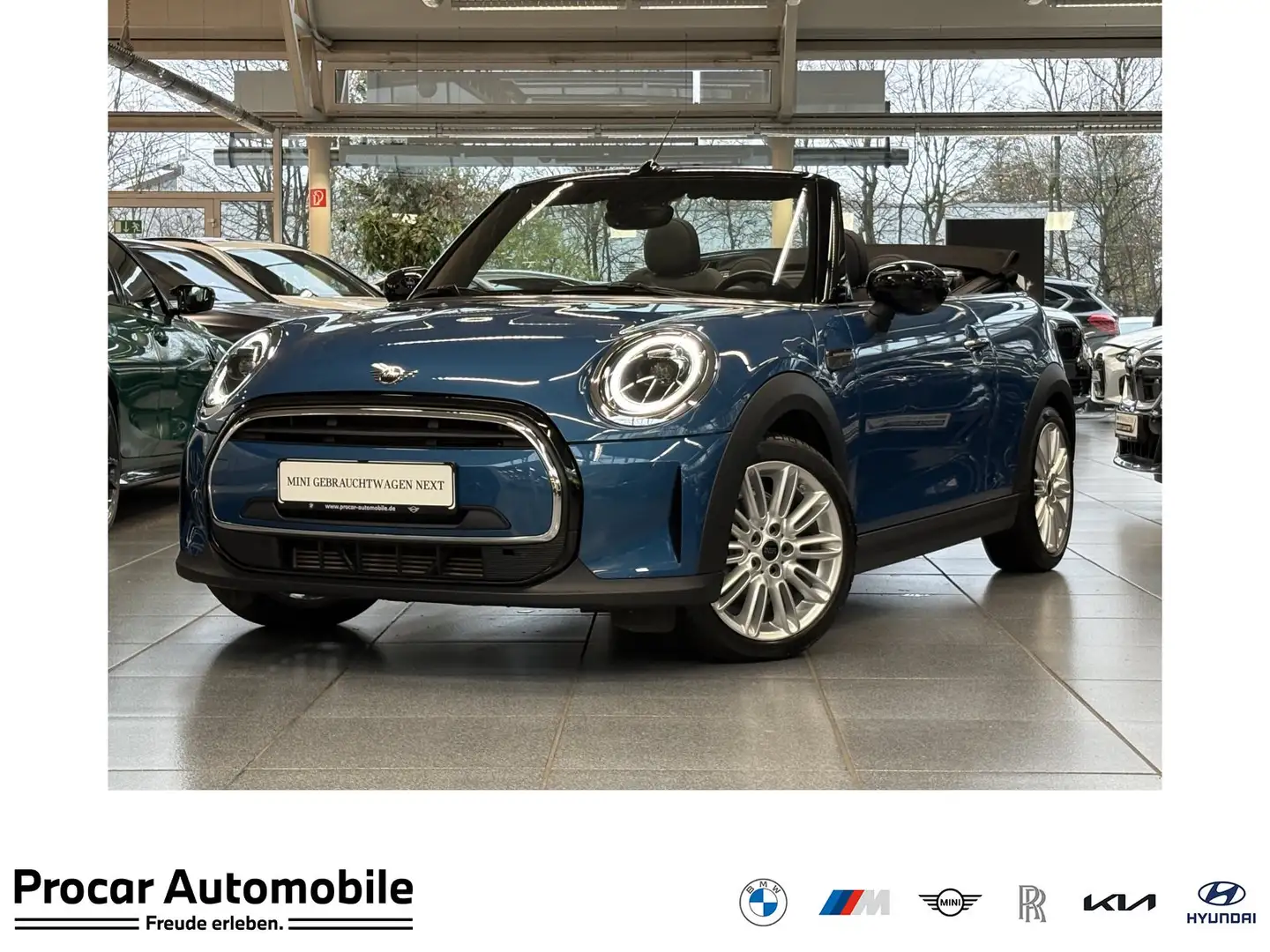 MINI Cooper Cabrio Cooper LED Navi PDC Aut. DAB Shz Tempomat Blau - 1