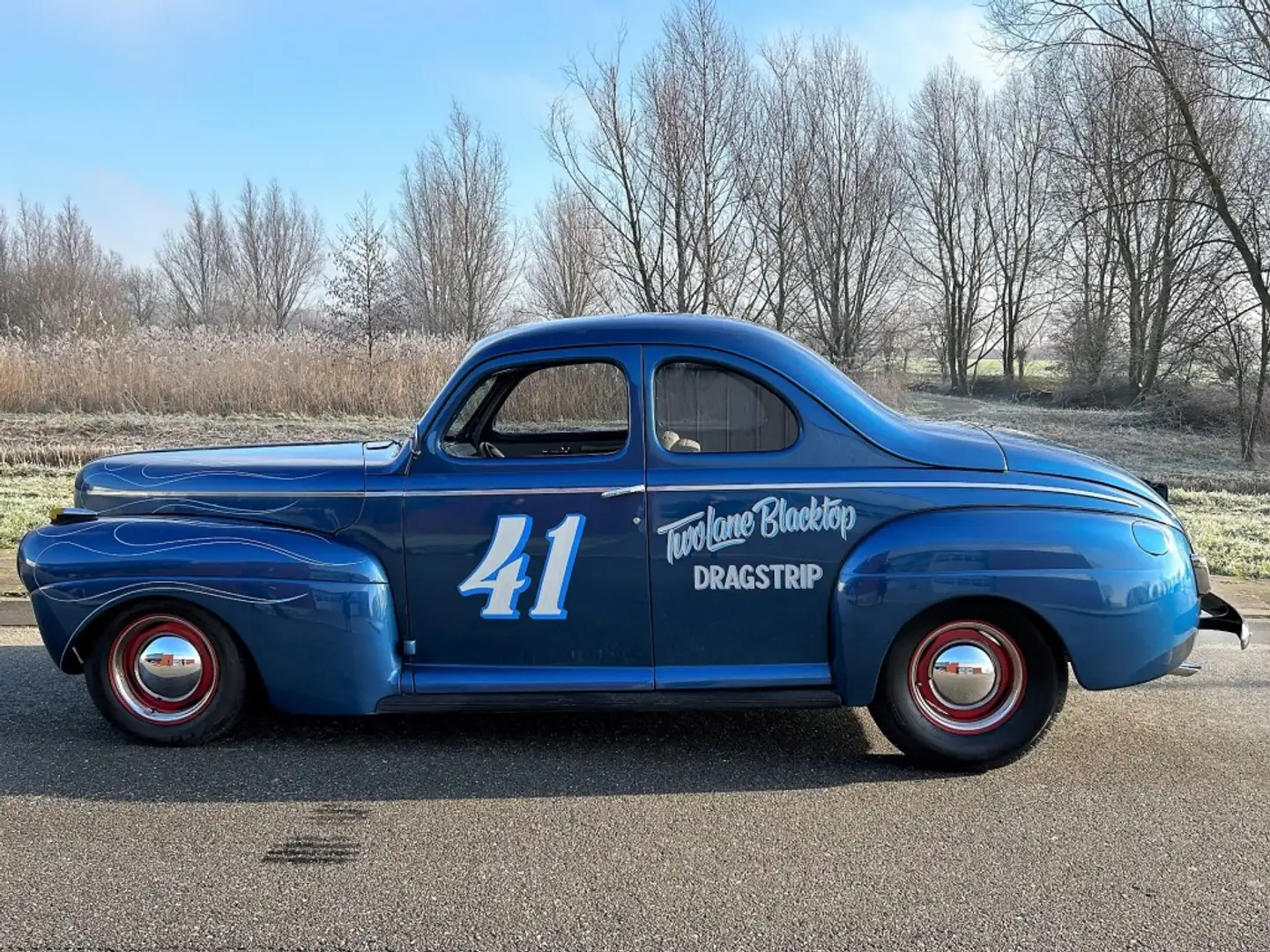 Ford Super deluxe 5-window coupe streetrod 1941 Blauw - 2