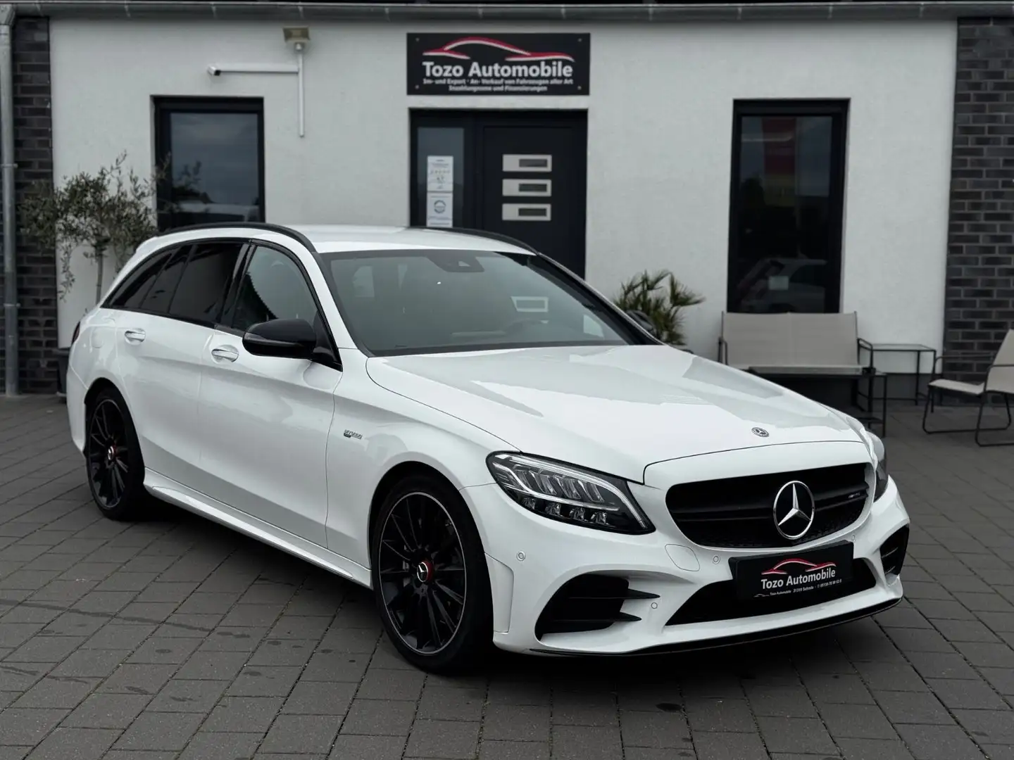 Mercedes-Benz C 43 AMG T AMG 4Matic*KAMERA*STHZ*K-GO*NIGHT*TOP* Weiß - 1