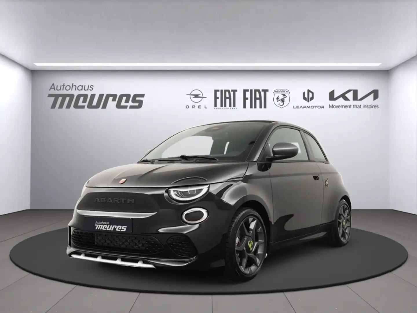 Abarth 500 E, Cabrio Turismo, 155 PS, Parksensor, Klima, Veno Чёрный - 1