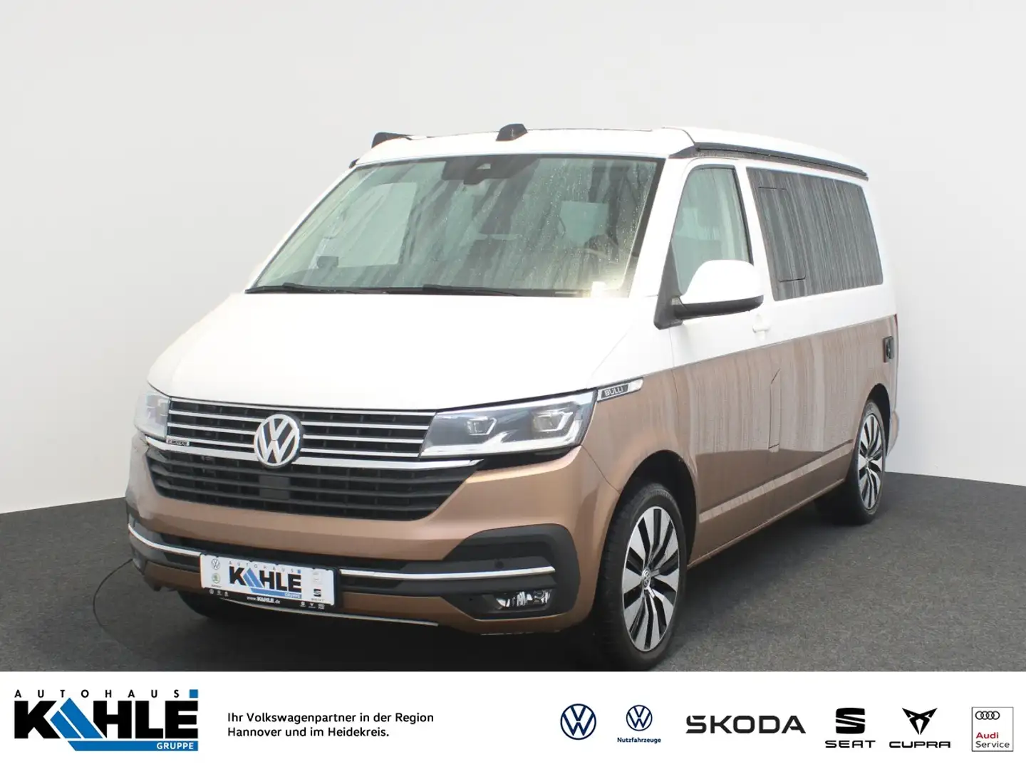 Volkswagen T6.1 California 2.0 TDI 4Motion DSG Ocean Navi AHK Standh. LED ACC Weiß - 1