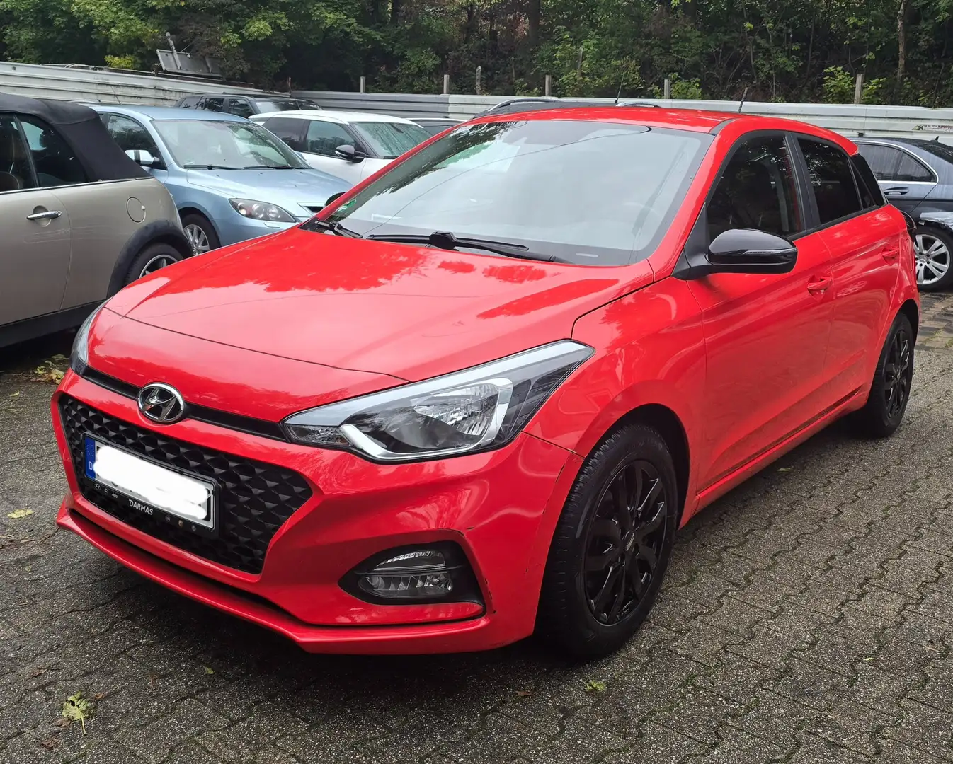 Hyundai i20 Advantage,Automatik, Rückfahrkamera, Euro 6. Rot - 1