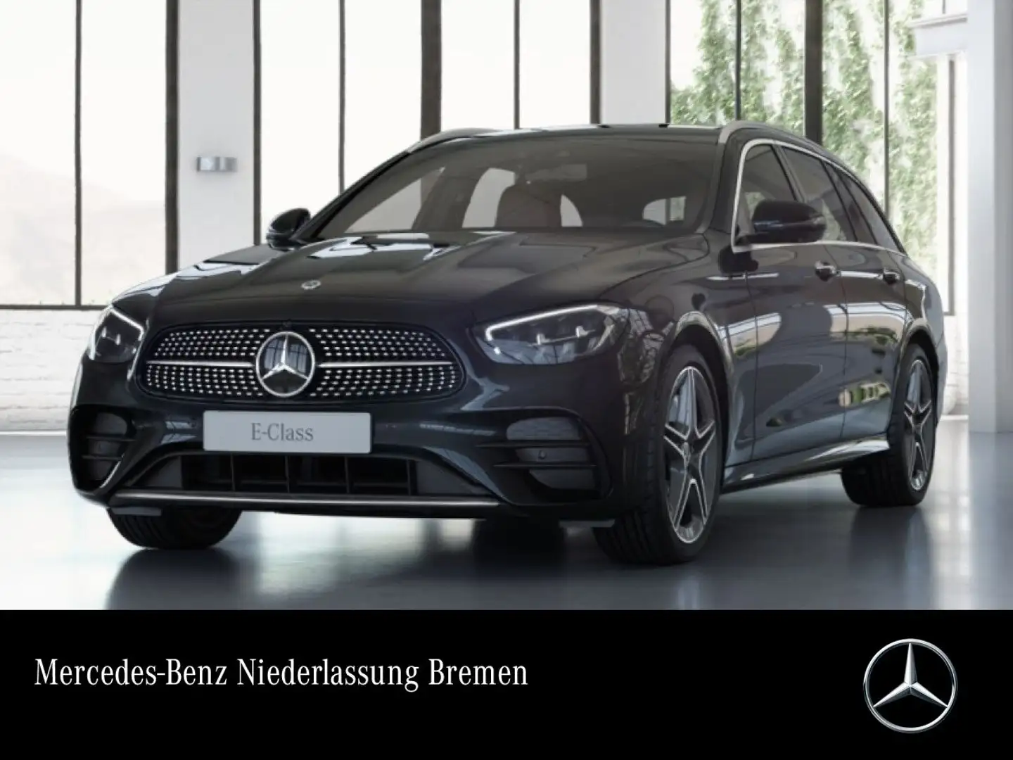 Mercedes-Benz E 300 e T AMG+360+AHK+LED+FAHRASS+BURMESTER+HUD+9G Schwarz - 1