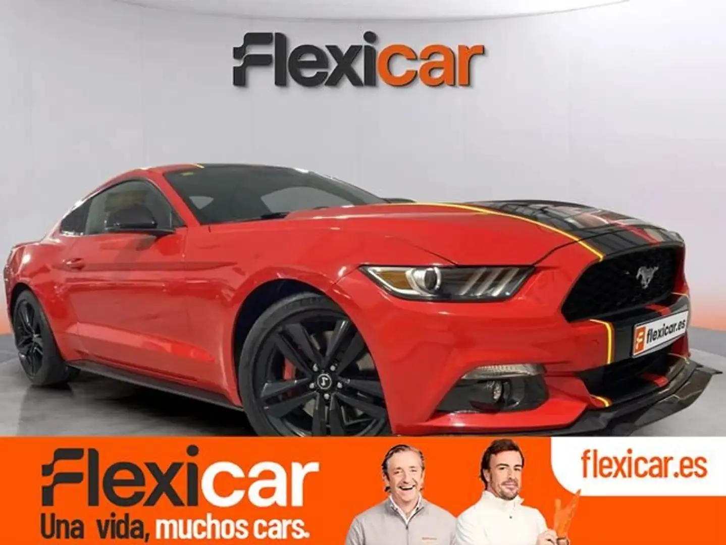 Ford Mustang Fastback 2.3 EcoBoost Rouge - 1
