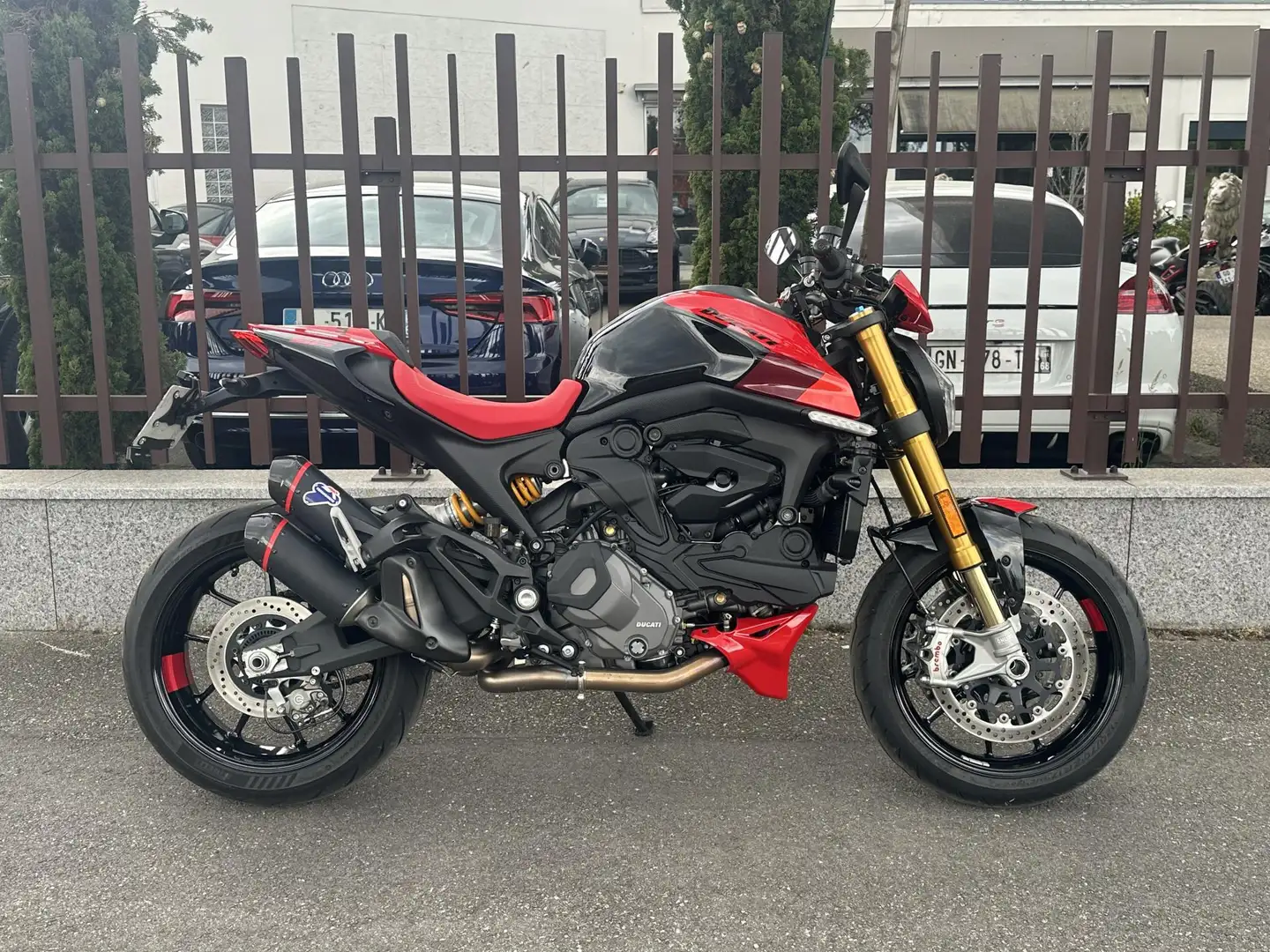 Ducati Monster 937 937 - 1ERE MAIN - Termignoni - GARANTIE 12 MOIS Roşu - 1