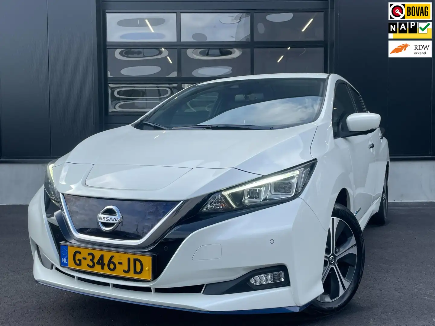 Nissan Leaf |62 kWh|APPLE CARPLAY|LEDER|NAVI|CAMERA|STOEL-,STU Blanc - 1