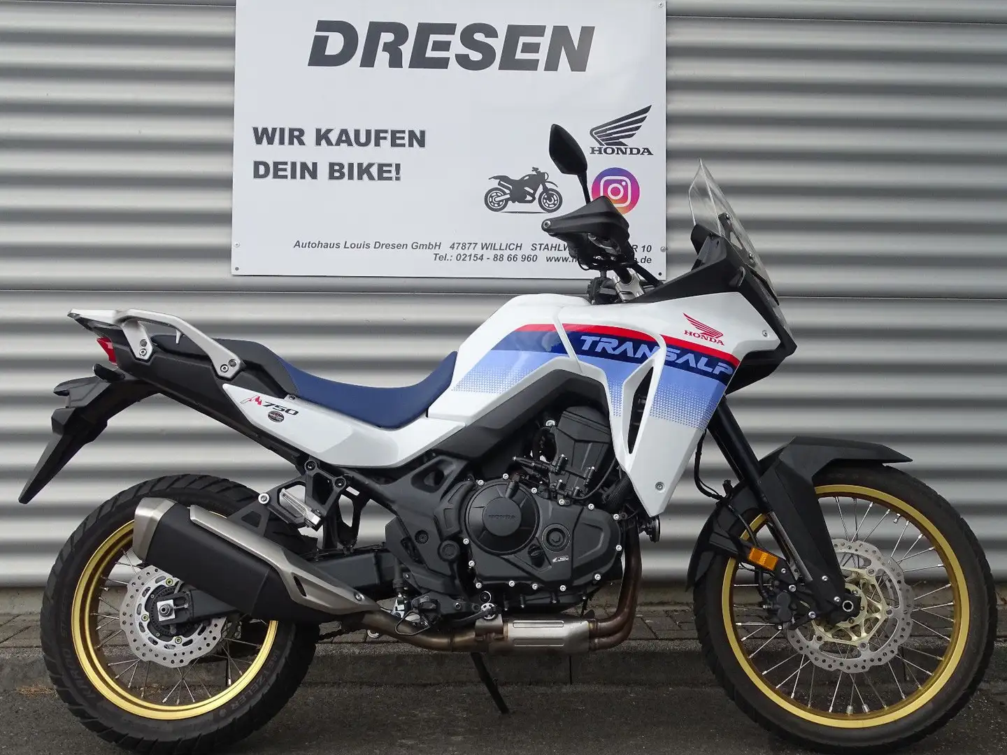 Honda XL 750 Transalp 1. Hand * 6000km * Білий - 1