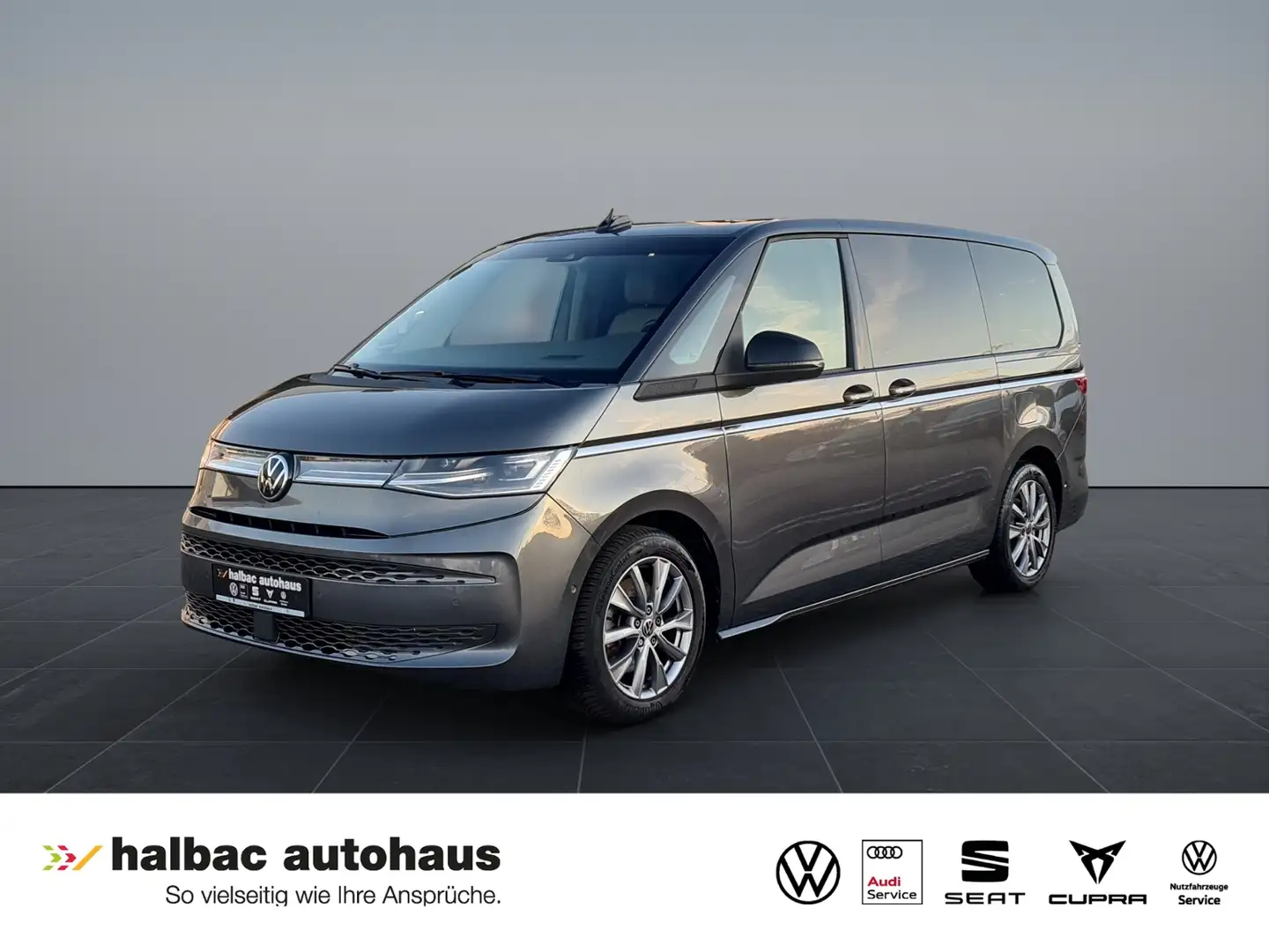 Volkswagen T7 Multivan 2.0 TSI DSG lang Style+STANDHEIZ+DCC+PANOD+HARMAN Grau - 1