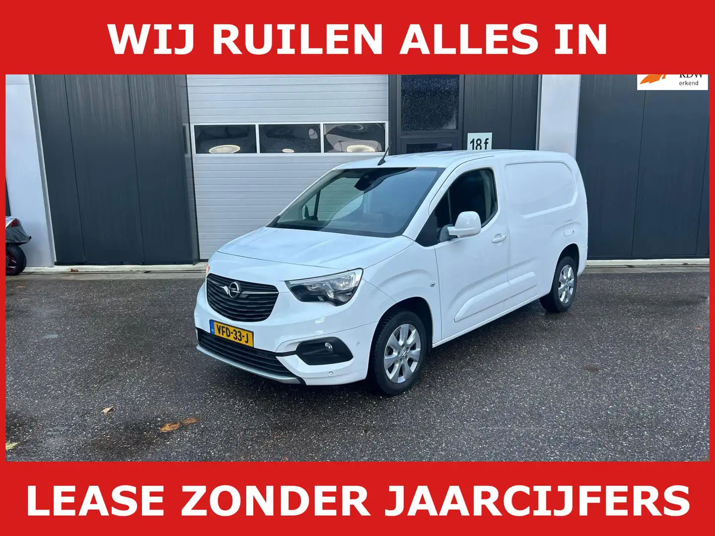 Opel Combo 1.2 Turbo L2H1 maxi 130 pk euro 6 Blanco - 1