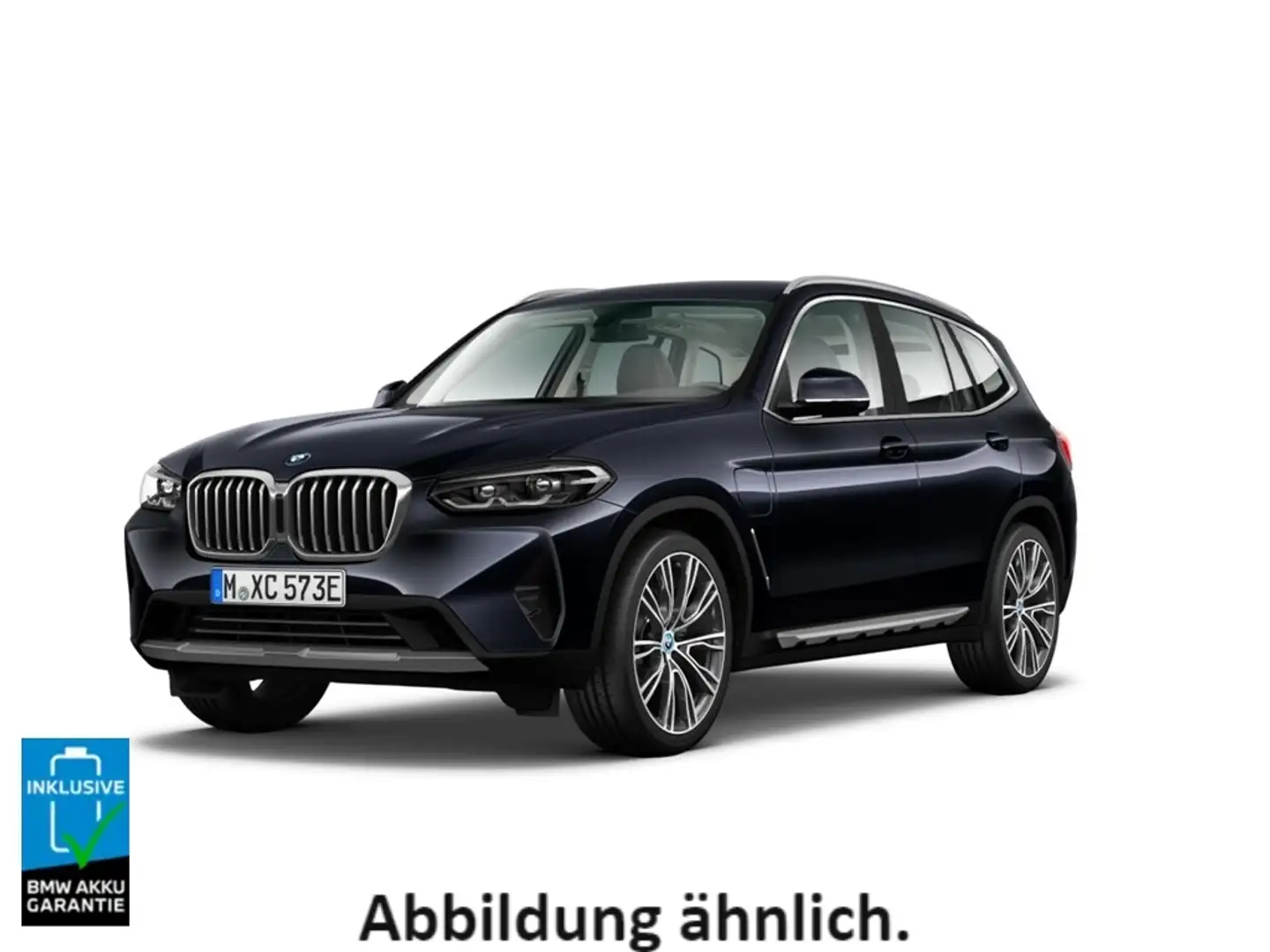 BMW X3 30e M Sport/HUD/AHK/Panoramadach/Navi/Leder Schwarz - 1