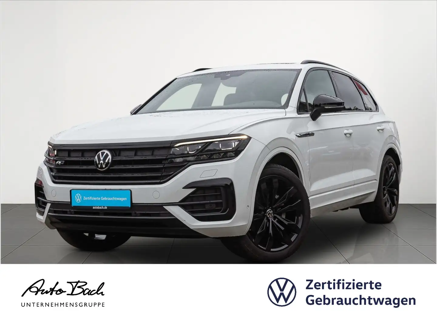 Volkswagen Touareg 3.0 V6 TDI R-Line Black Style, Luftfahrw Blanc - 1