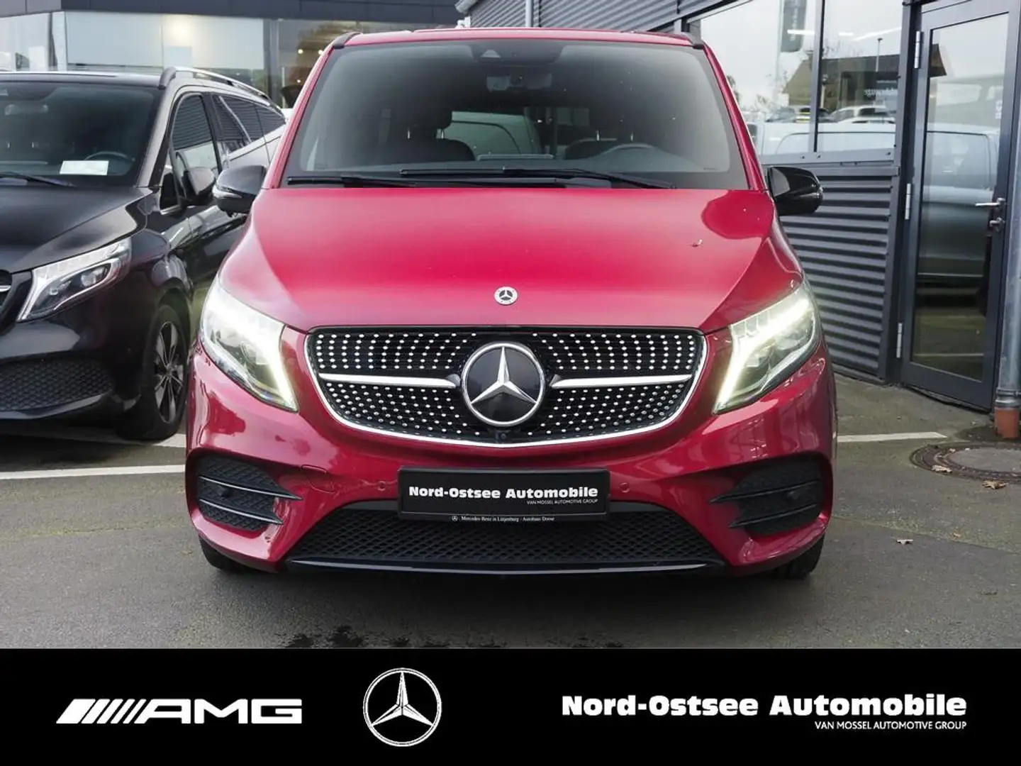 Mercedes-Benz V 300 V300 AVANTGARDE EDITION AMG LED KAMERA BURMESTER Rojo - 2