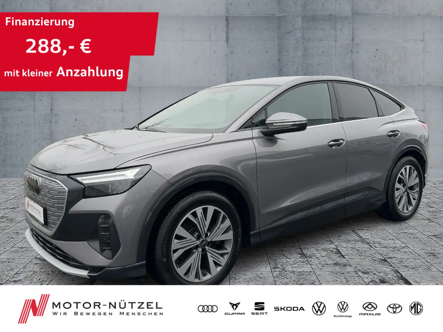 Audi Q4 e-tron 35 ADVANCED LED+NAVI+PDC+GRA Grau - 1