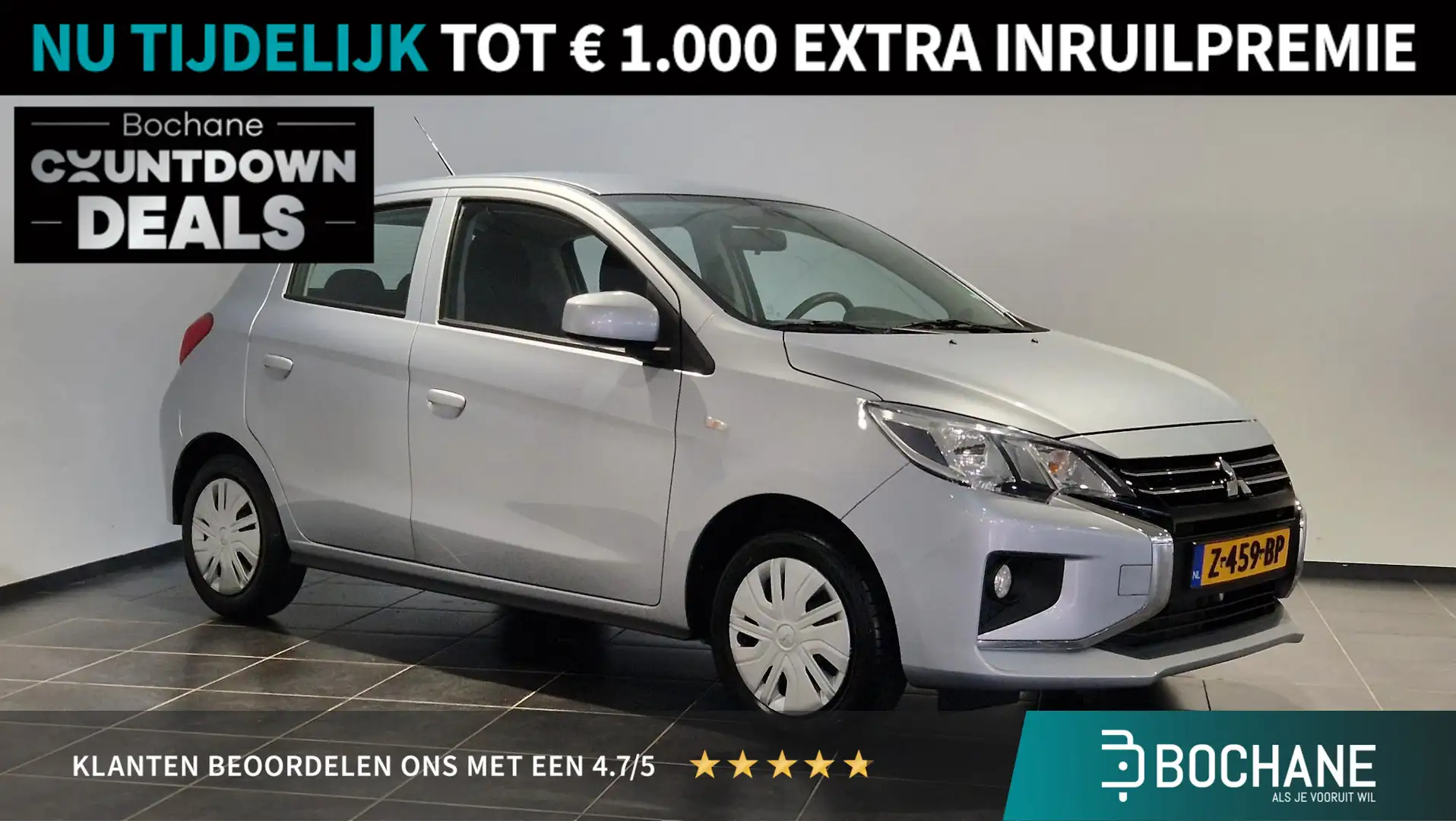 Mitsubishi Space Star 1.2 Connect+ Gris - 1