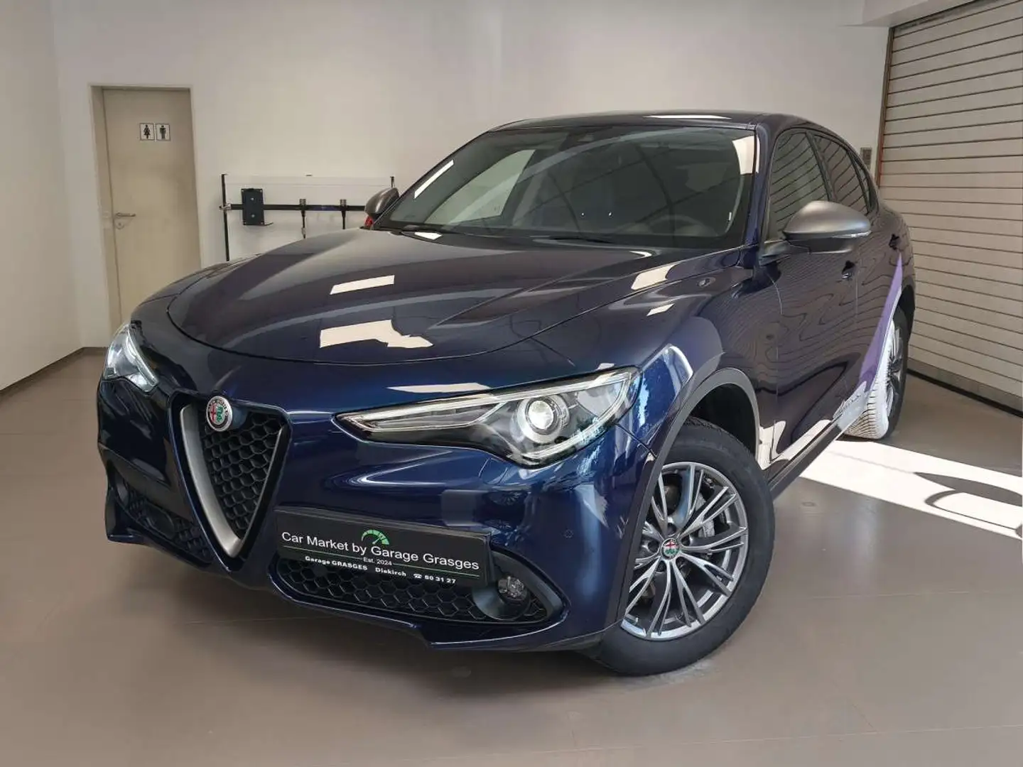 Alfa Romeo Stelvio Super Q4 2.2 Blauw - 1