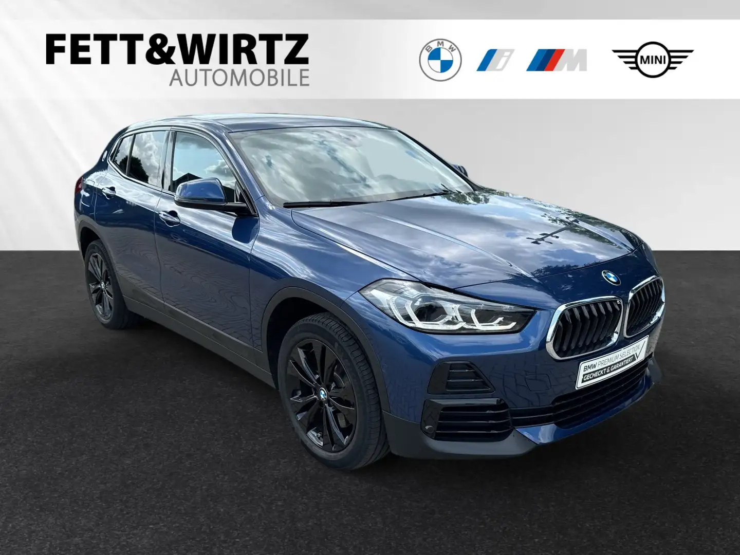 BMW X2 sDrive20d 18" PA LED HiFi Navi+ HUD DAB Bleu - 1