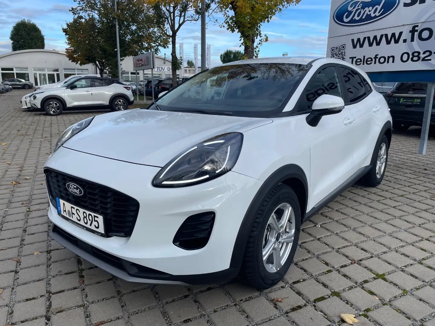 Ford Puma Titanium NAVI|SHZ|LED|PDC|KAMERA|CarPlay Weiß - 1