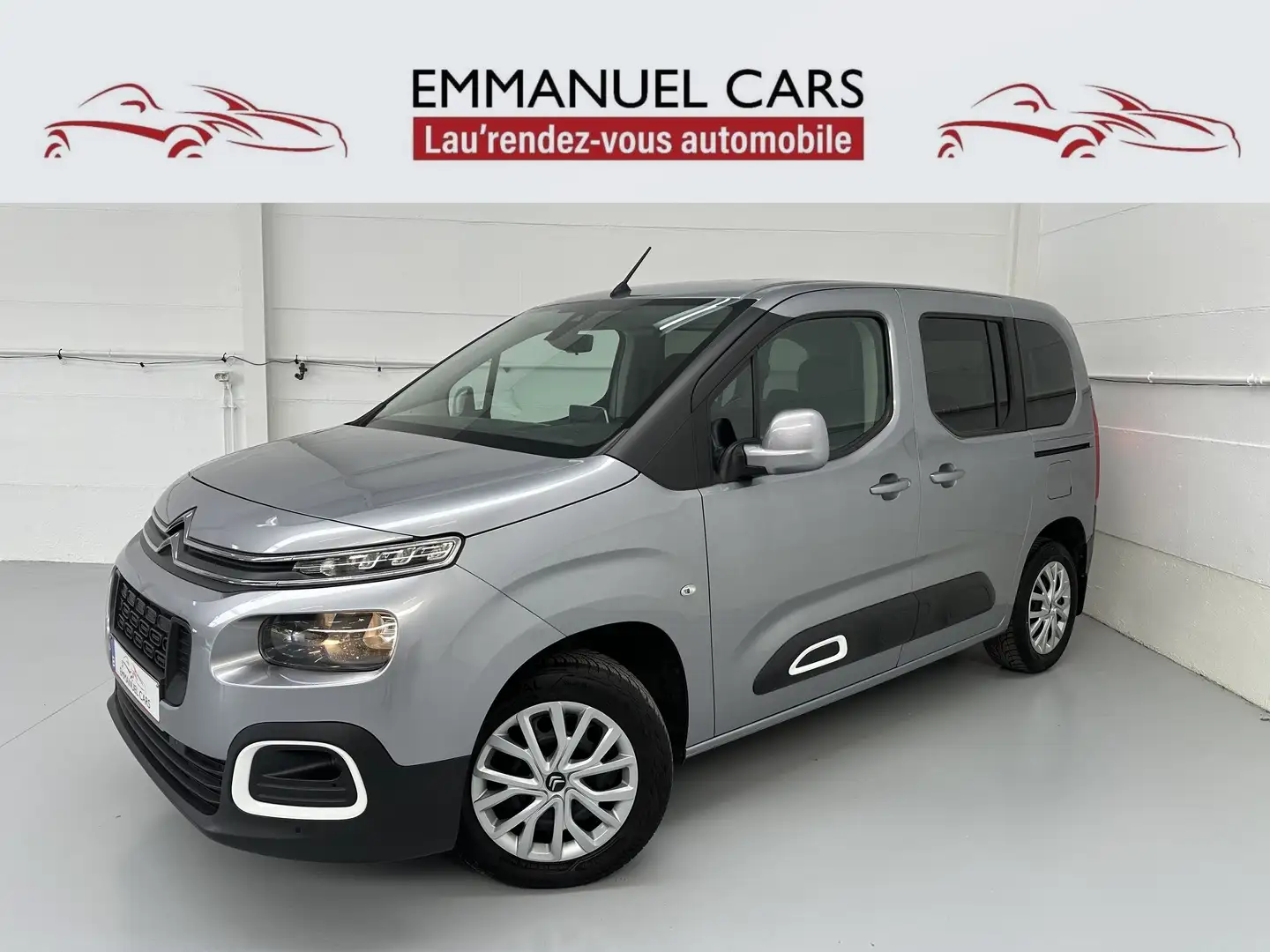 Citroen Berlingo 1.5 BlueHDi 5places. CARPLAY. Carnet complet Grijs - 1