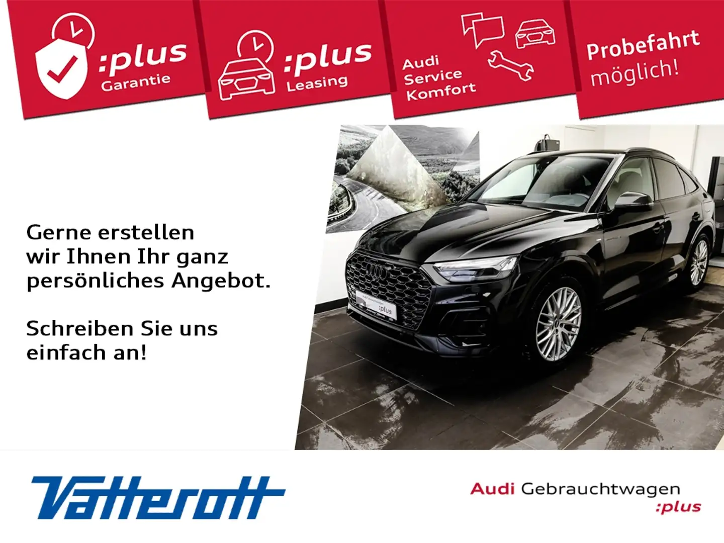 Audi Q5 Sportback 55 TFSI e qu S line Schwarz - 1