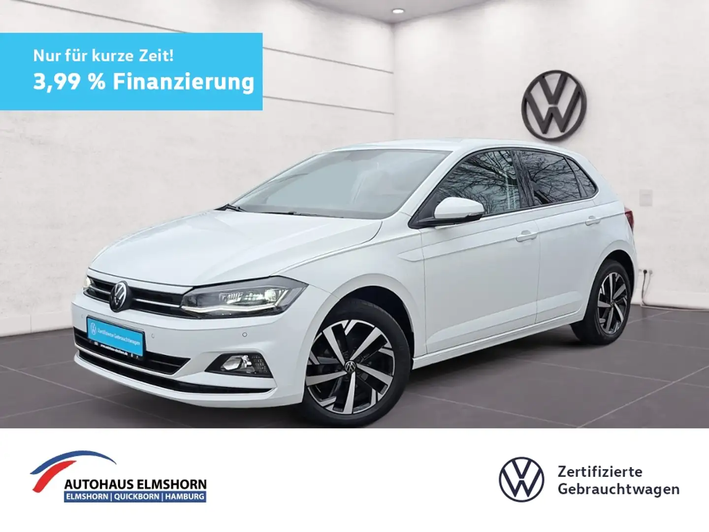 Volkswagen Polo Highline 1.0 TSI 3,99% NAV LED PDC SHZ Weiß - 1