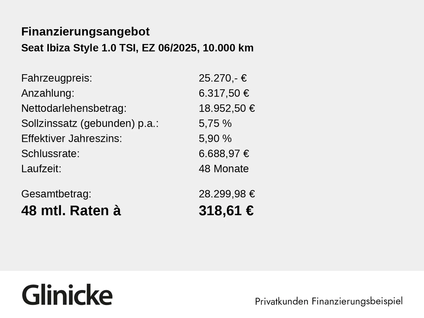 SEAT Ibiza 1.0 TSI Style Edition DSG, PANO, NAVI Schwarz - 2
